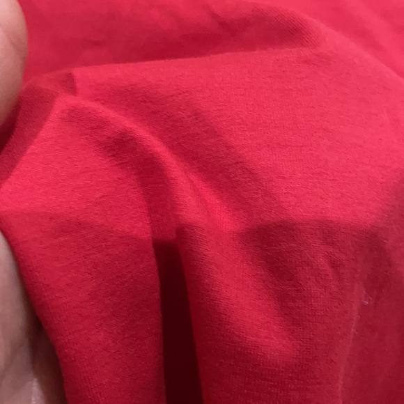 Jill Sander vintage 80’s y2k red asymmetrical long sleeve t guc cotton spendex - Picture 5 of 12